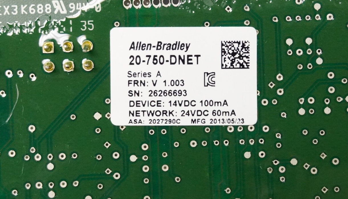 Allen Bradley 20-750-DNET PowerFlex 750 DeviceNet Option Card