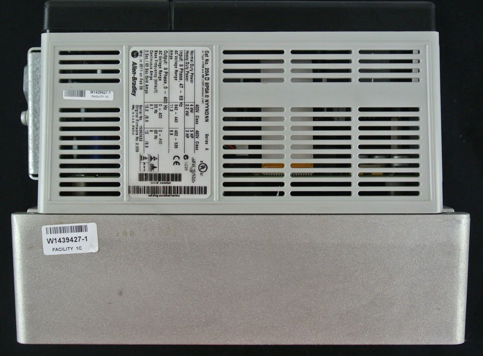 LOW HOURS Allen-Bradley 20AD8P0A0NYYNDNN Power Flex 70 Drive 5 HP FRM 2.009