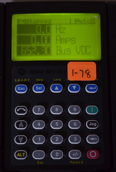 Allen-Bradley 20-HIM-A3 SERIES A Full Numeric HMI Keypad Firmware:3.006  #1-78