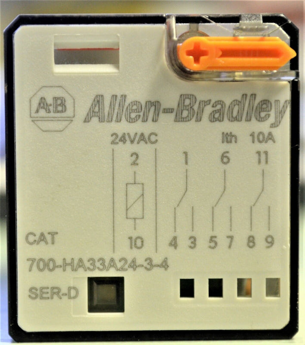 ALLEN BRADLEY RELAY 700-HA33A24-3-4 24 VDC Coil Tested Good