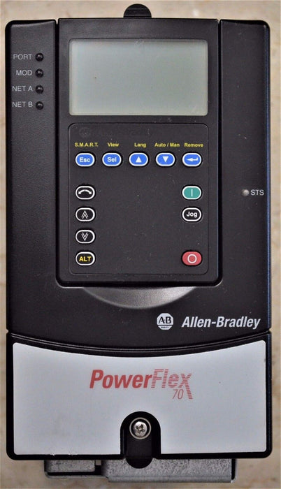 Allen-Bradley PowerFlex 70  2HP 20AD3P4A2AYYNRG0 480VAC Tested Good Clean