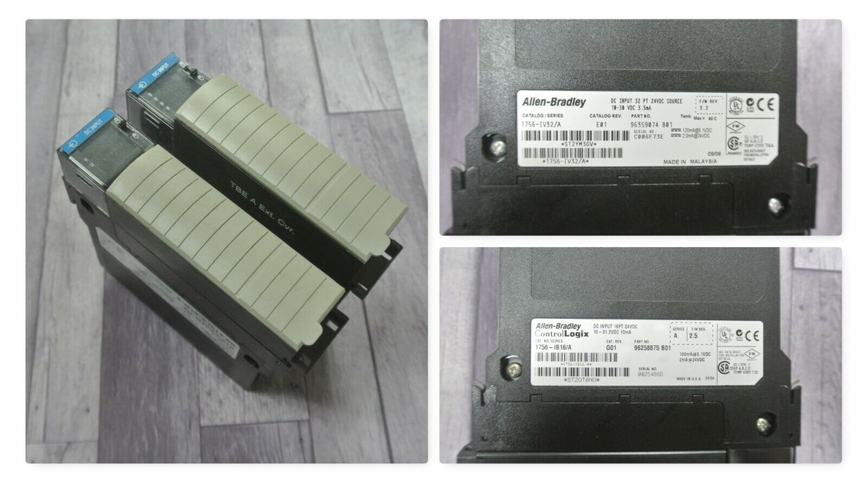 Allen Bradley 1756-IB16/1756-IV32 Ser A ControlLogix Input Modules