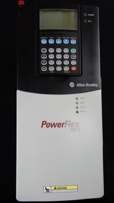 NEW Allen-Bradley PowerFlex 700 20BD022A3AYNADC0 15 HP FRN 4.006 w/20-COMM-D HMI