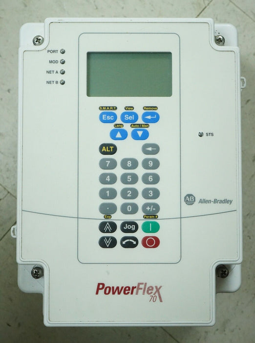 Allen-Bradley PowerFlex 70 3 HP 20AD5P0C3AYNNNC0 LOW HOURS Tested Good 500-800HR