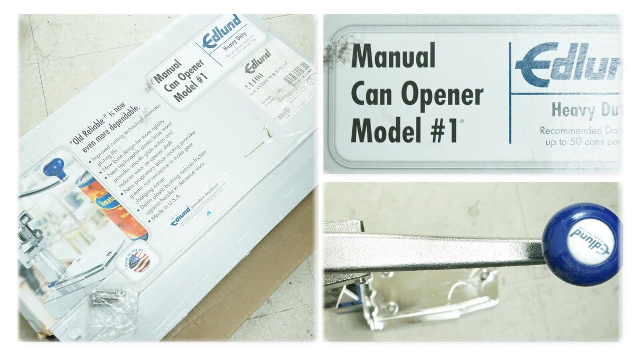 New Open Box Edlund Manual Can Opener Model 1