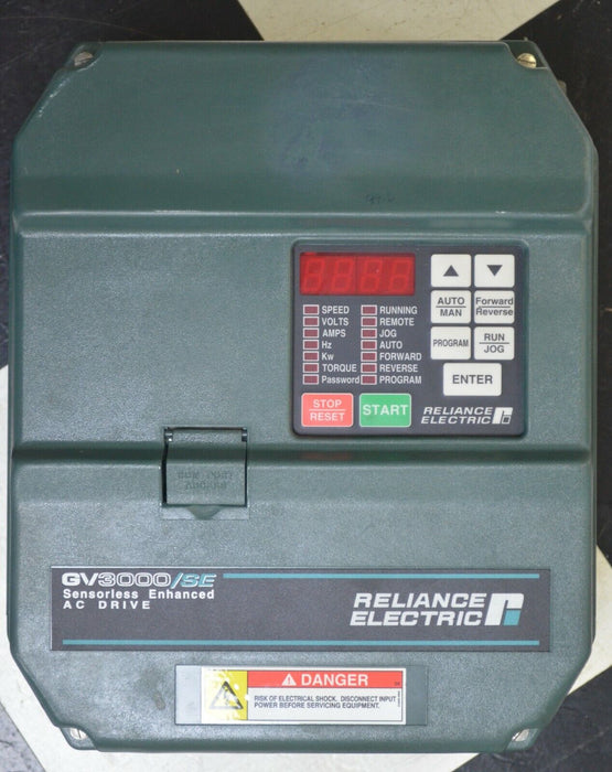 Reliance Electric GV3000 /SE 7.5 HP 7V4160 Firmware 6.04 AC Drive Tested Good