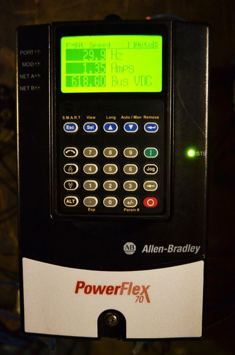 Allen-Bradley PowerFlex 70 1 HP 20AD2P1A0AYNNNC0 FRN 5.001 480V Tested Good QTY