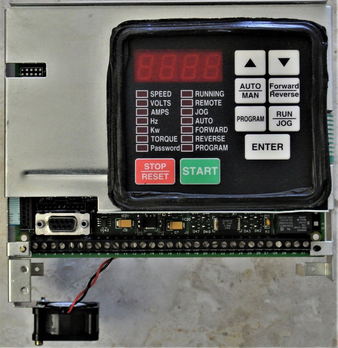 Reliance GV3000 Regulator Board & Keypad 56921-608 Firmware 6.08 Tested Good