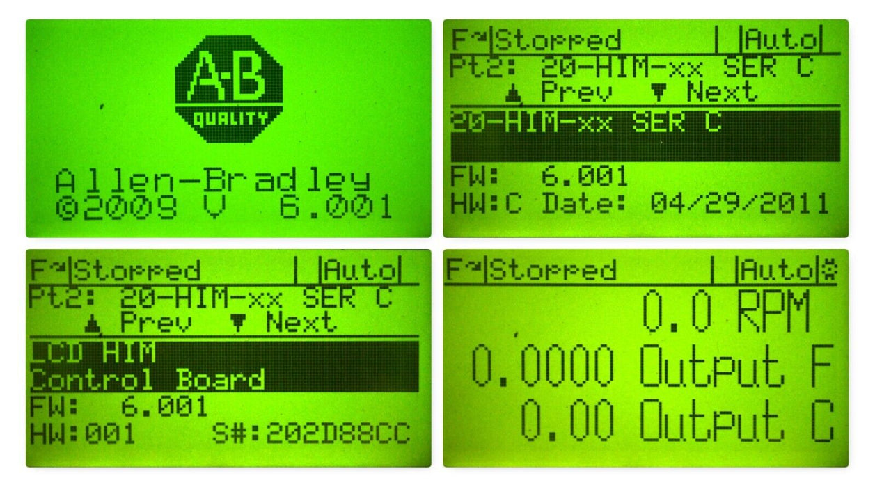 Allen Bradley 20-HIM-C3S Series C Panel Mount Remote HIM Tested Good