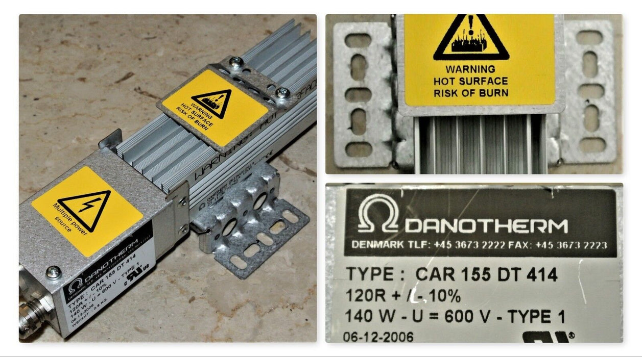 DANOTHERM TYPE: CAR155DT414 ALUMINIUM HOUSED COMPACT BRAKE RESISTORS IP 20