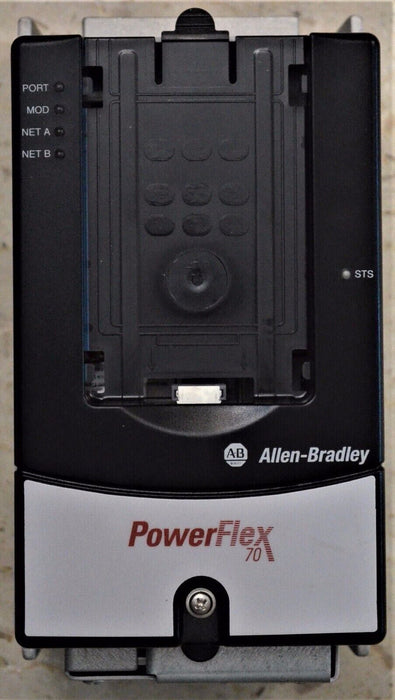 LOW HOURS Allen-Bradley PowerFlex 70 1 HP 20AD2P1A0AYNNNC0 480VAC Tested Good