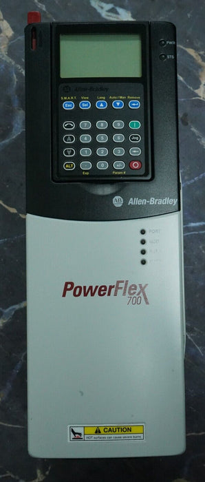 Low Hr Allen Bradley Powerflex 700 3HP Drive 20BD5P0A3AYYAND0 480V Tested 4.010