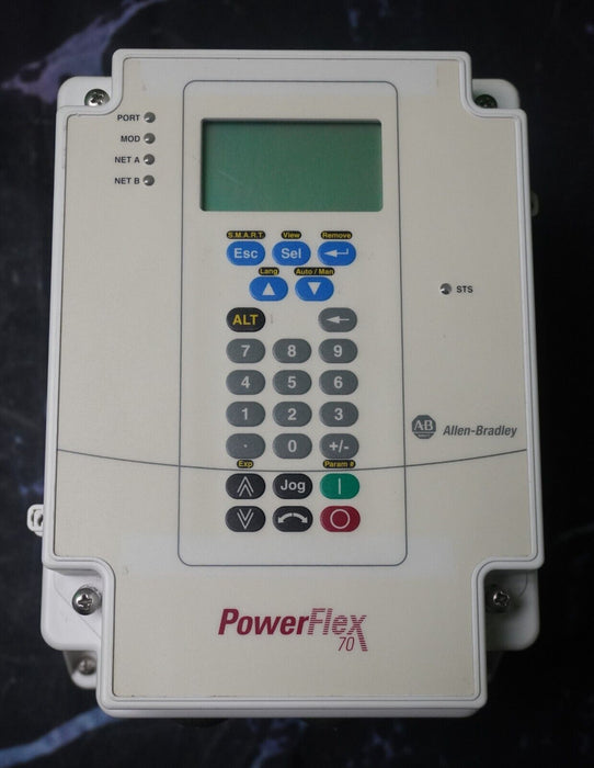 Low Hr Allen-Bradley 20AD3P4C3AYNNNC0 PowerFlex 70 2HP Drive Series A FRM:3.002