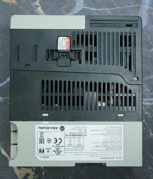 Allen Bradley 25C-D2P3N104 PowerFlex 527 1HP AC Drive FRN:1.006