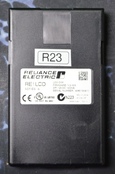 Reliance Electric RE1LCD A Keypad FRN:2.003 Tested Good R23