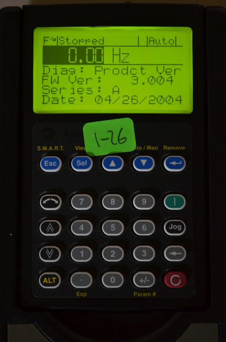 Allen-Bradley 20-HIM-A3 SERIES A Full Numeric HMI Keypad Firmware 3.004   #1-26