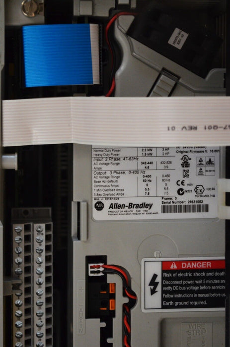 2013/10/23 Allen-Bradley PowerFlex 700 3 HP 20BC5P0A0AYNANC0 400 VAC FRN. 10.001