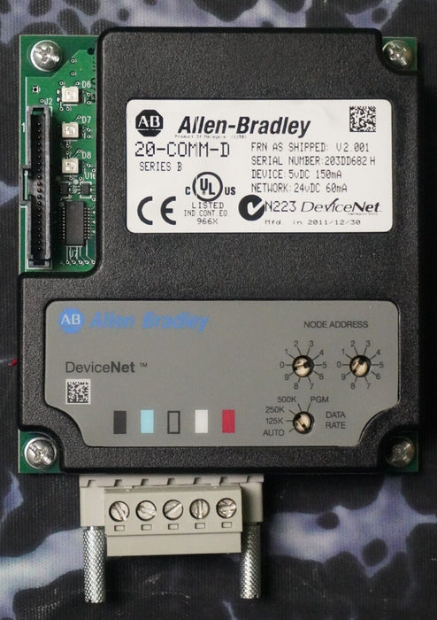 (5) Allen-Bradley 20-COMM-D Series B Powerflex Device Adapter FRN:2.001 Tested