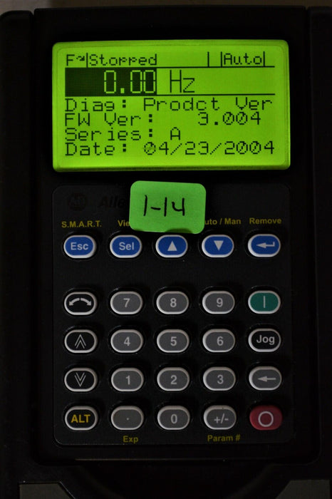 Allen-Bradley 20-HIM-A3 SERIES A Full Numeric HMI Keypad Firmware 3.004   #1-14