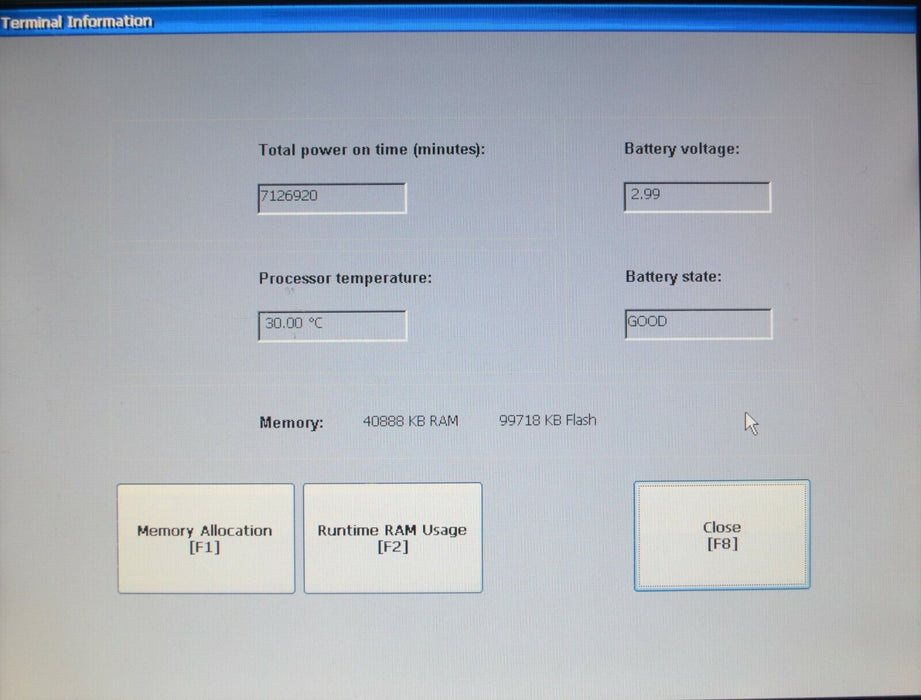 Allen-Bradley VersaView CE 1250 Display Module 6189-RDT12C Ser.C Rev.B