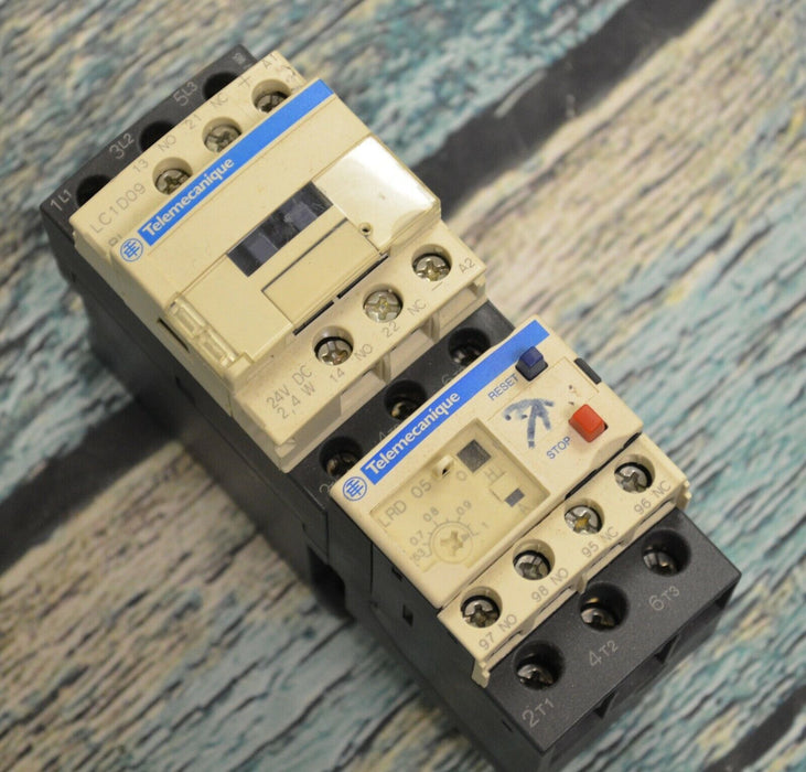 Schneider Electric Telemecanique LC1D09BL LRD-05 Contactor 3 Pole 24v