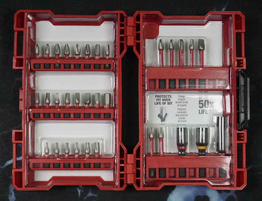 New Milwaukee Shockwave Impact Duty Driver Bit Set - 32-Pc Model# 48-32-4004