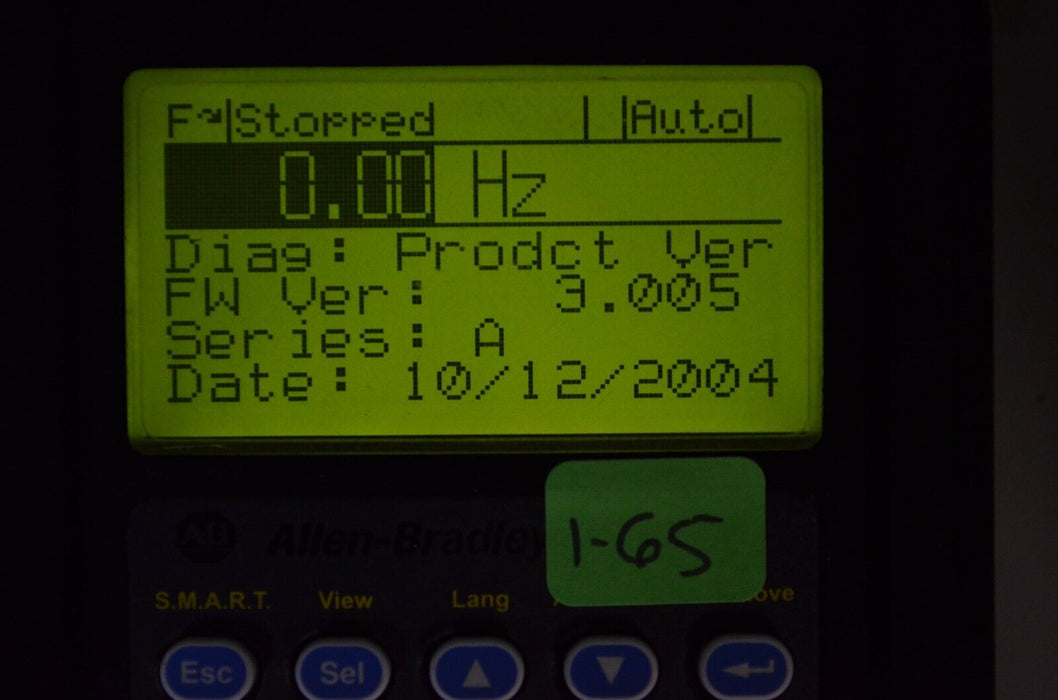 Allen-Bradley 20-HIM-A3 SERIES A Full Numeric HMI Keypad Firmware 3.005   #1-65