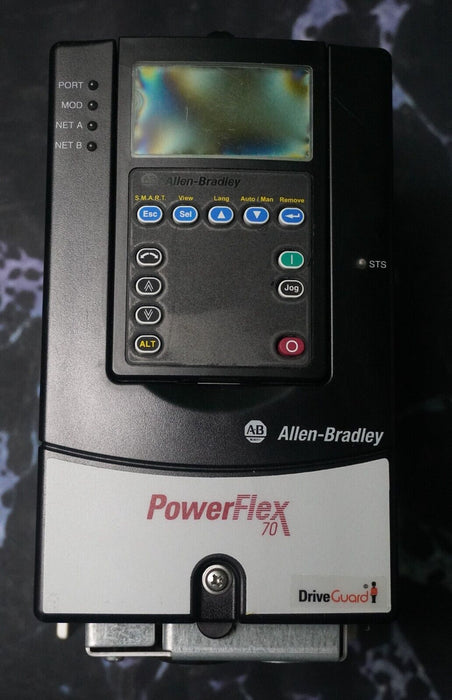 Allen-Bradley PowerFlex 70 2HP 20AD3P4A2AYNNNG0 480VAC FRN:3.003 Tested Good