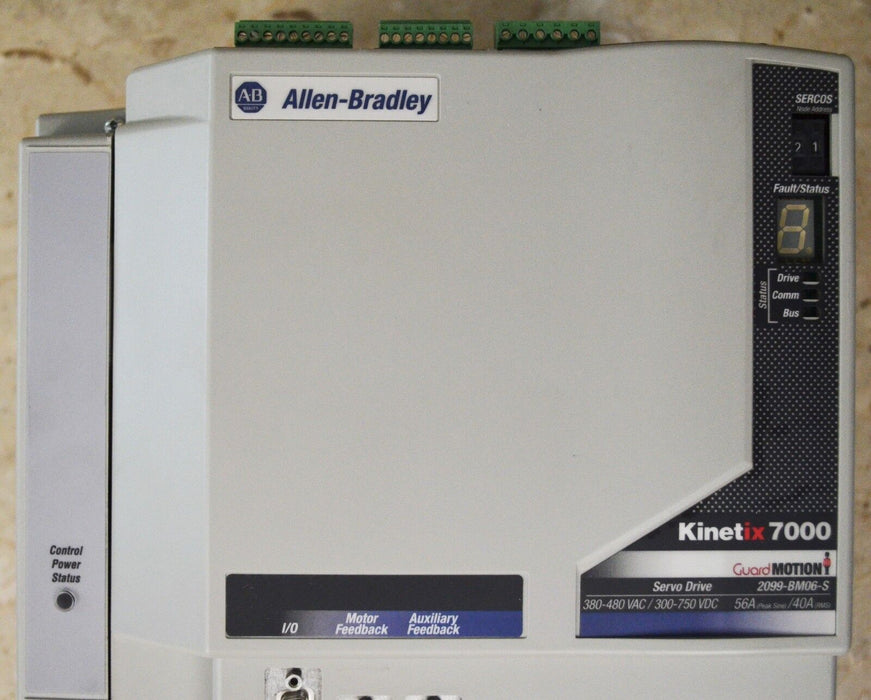 Allen-Bradley 2099-BM06-S Kinetix 7000 High Power Servo Drive, Safe Torque Off