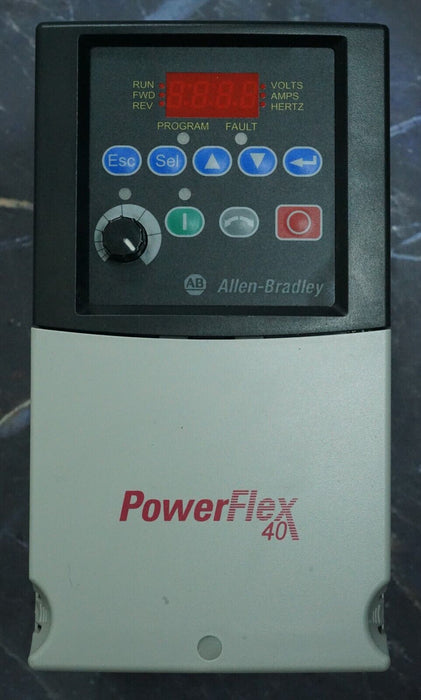 Allen Bradley 40 22B-D2P3N104 PowerFlex Drive Series A Tested Good 6.02