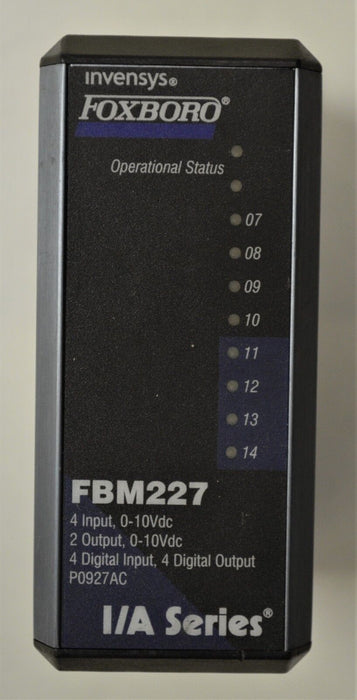 FOXBORO Invensys FBM227 Module 4 Input 2 Output Tested Good