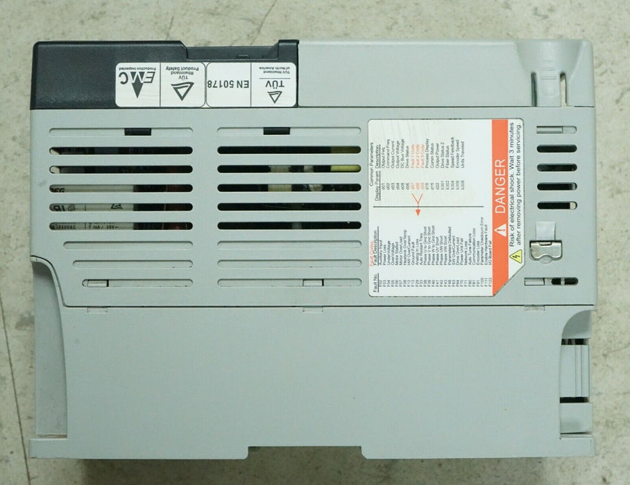 Zero Hours 22D-D4P0N104 Allen Bradley Power Flex 40P Drive 2HP Ser.A FRN:2.01