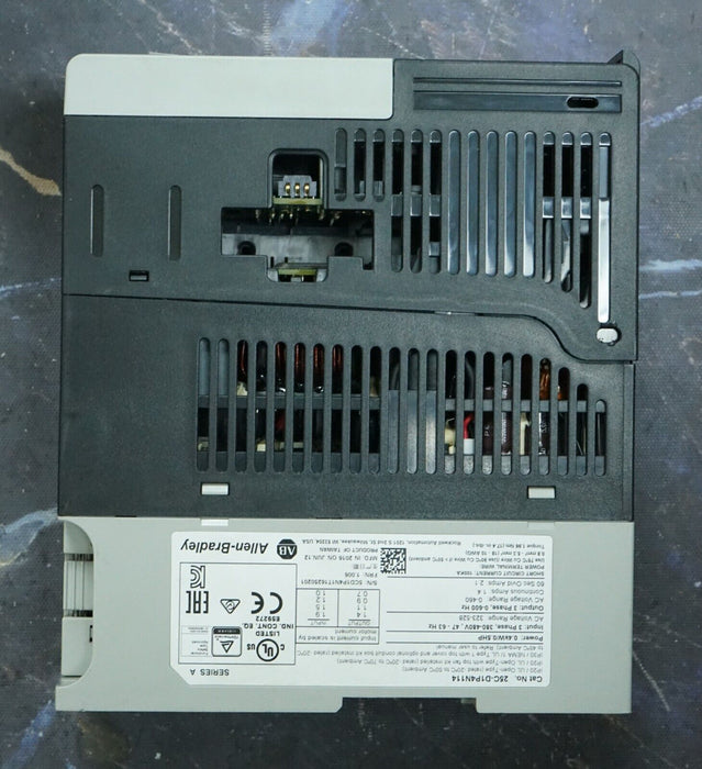 Allen Bradley 25C-D1P4N114 PowerFlex 527 1/2HP AC Drive FRN:1.006