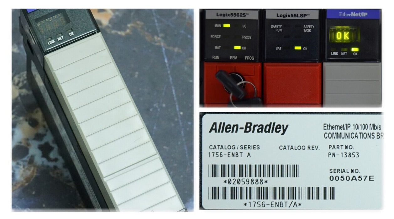 Allen-Bradley 1756-ENBT A Firmware:4.003 Ethernet/IP Communication Bridge Module