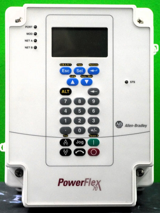 Low Hour Allen-Bradley PowerFlex 70 3 HP 20AD5P0C3AYNNDC0 Tested Good FRN:5.001