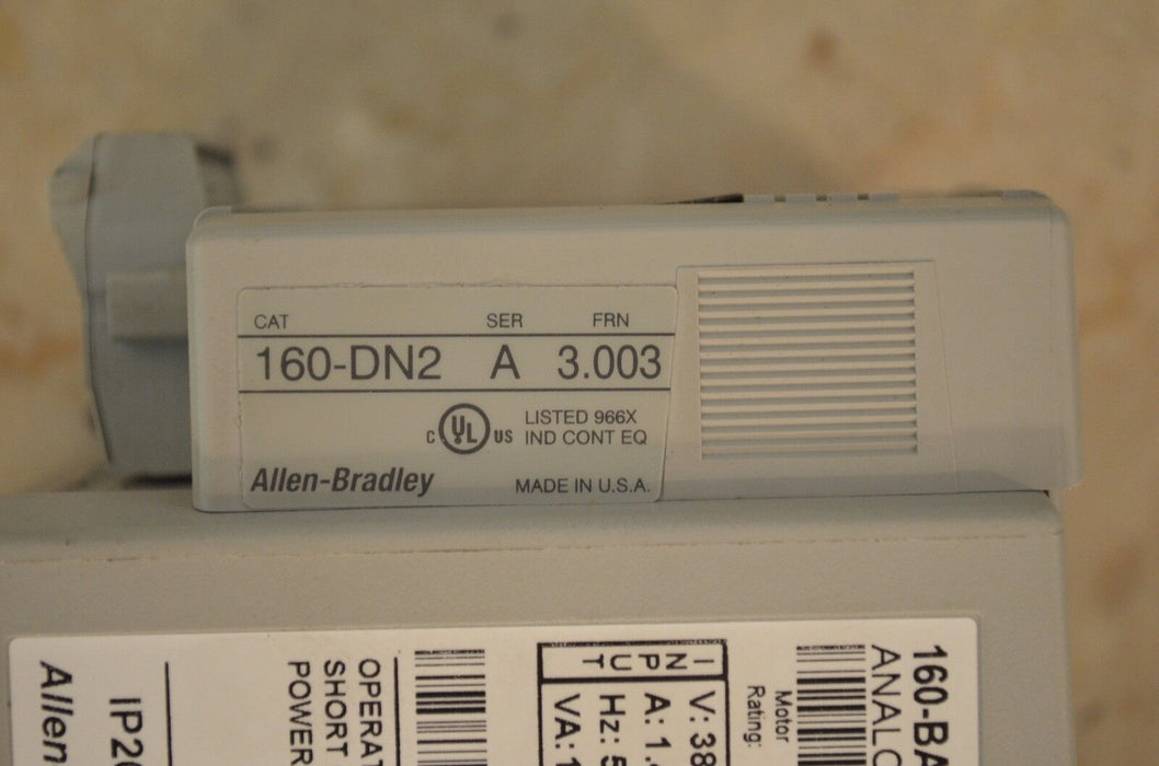 Allen Bradley 160-BA01NSF1 Variable Speed AC 0.5HP 480V With DeviceNet 160-DN2