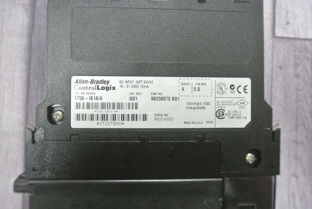 Allen Bradley 1756-IB16/1756-IV32 Ser A ControlLogix Input Modules