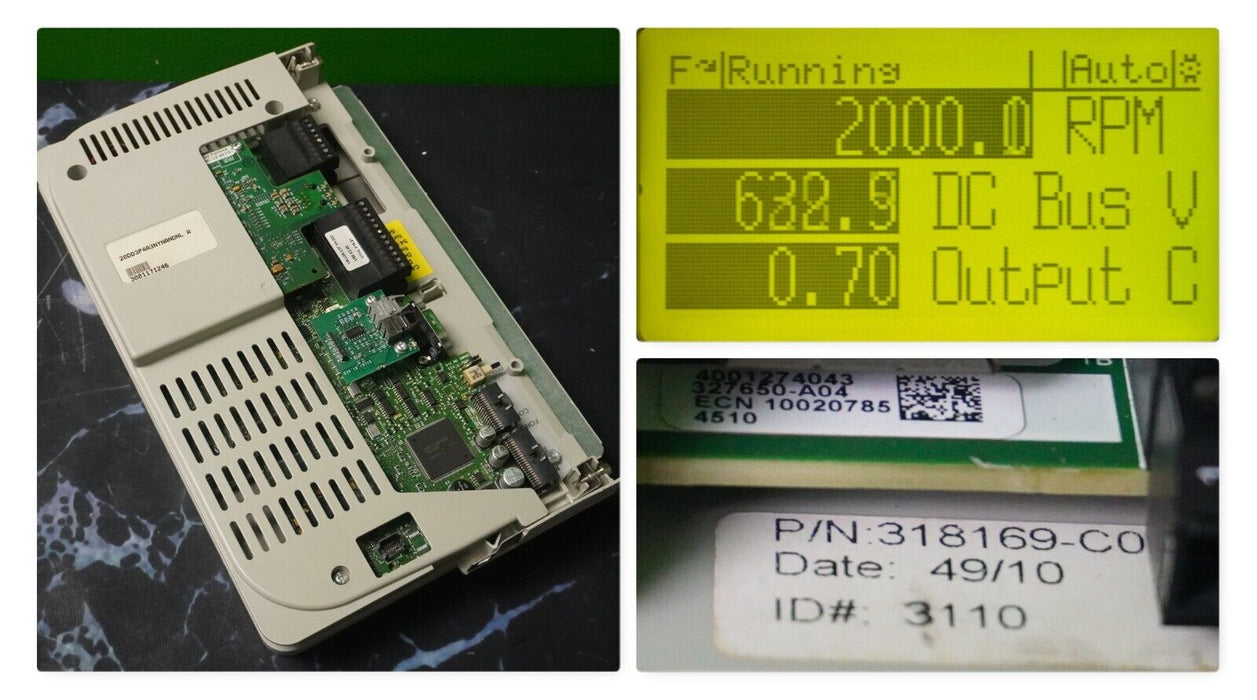 Allen Bradley 318169-C02 Powerflex 700S Cassette with Synclink and Ethernet