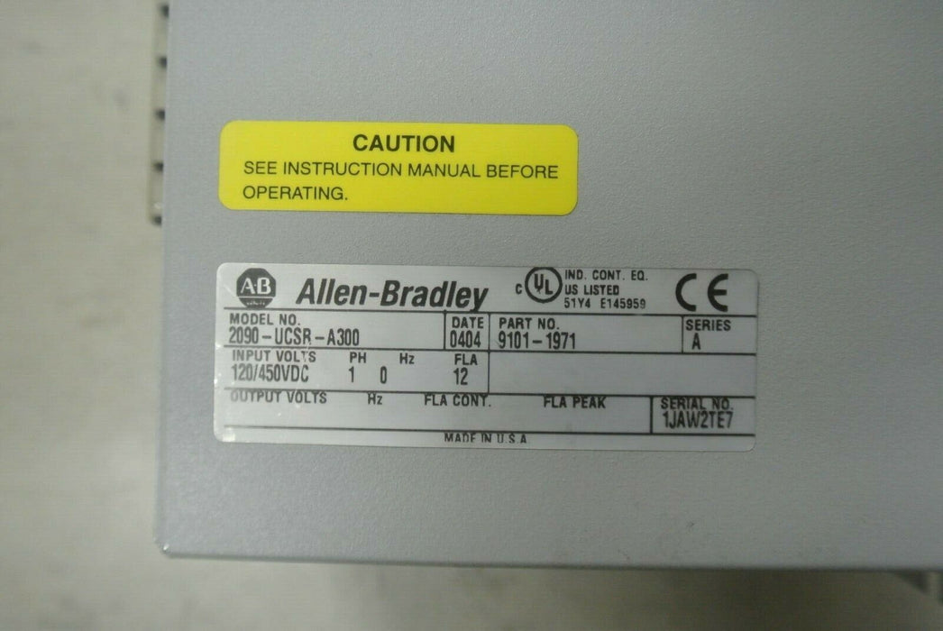 Allen-Bradley 2090-UCSR-A300 Regulator Part NO. 9101-1971