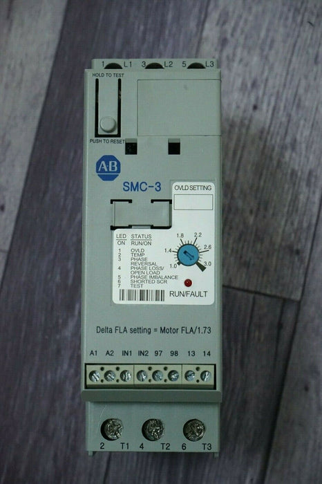 Allen Bradley SMC-3 150-C3NBR Smart Motor Controller Series A 3 Phase FRN 2.10