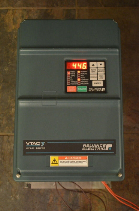 RELIANCE ELECTRIC GV3000 VTAC 7 25 HP 25G4260 AC DRIVE TESTED OK