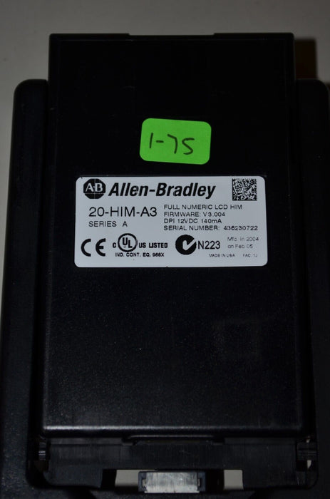 Allen-Bradley 20-HIM-A3 SERIES A Full Numeric HMI Keypad Firmware 3.004  #1-75