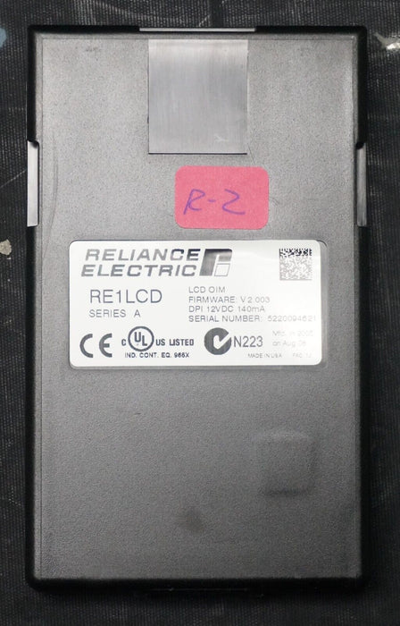 Reliance Electric RE1LCD A Keypad FRN:2.003 Tested Good R2