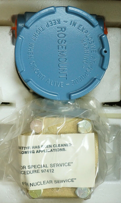 Rosemount Pressure Transmitter  1151GP5E2AT0086 CAL. 0-750 IN. Max W.P 750 IN