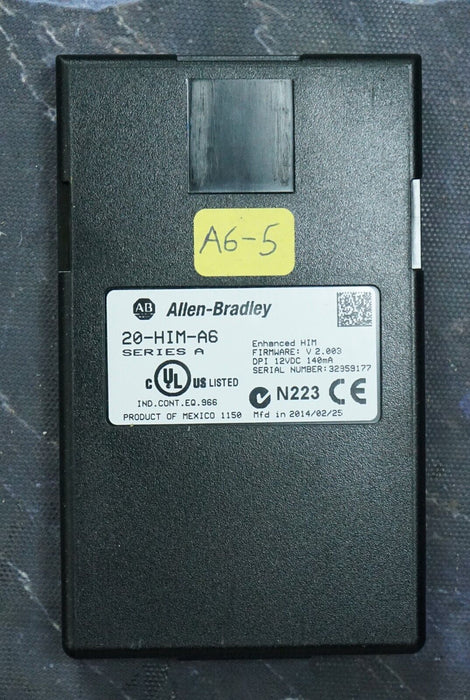 2014 ALLEN BRADLEY 20-HIM-A6 SERIES A HIM FIRMWARE VERSION 2.003 (A6-5)