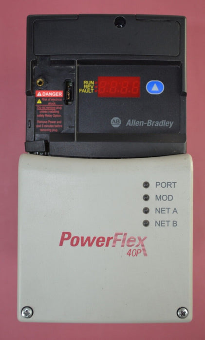 Low Hours 2015 Allen Bradley 22D-D2P3N104 PowerFlex40 Firmware 2.01 Series A