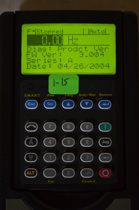 Allen-Bradley 20-HIM-A3 SERIES A Full Numeric HMI Keypad Firmware 3.004   #1-15