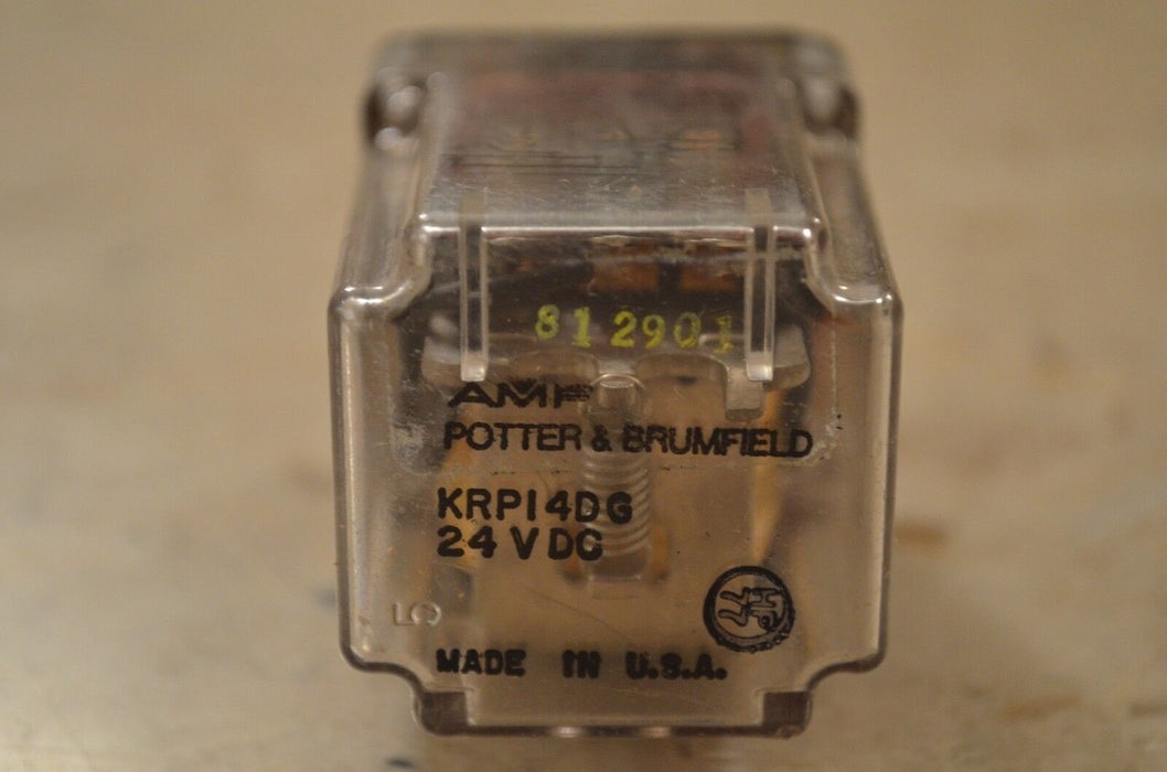 Potter & Brumfield KRP-14DG-24 Relay 10A 24VDC (Lot of 5)