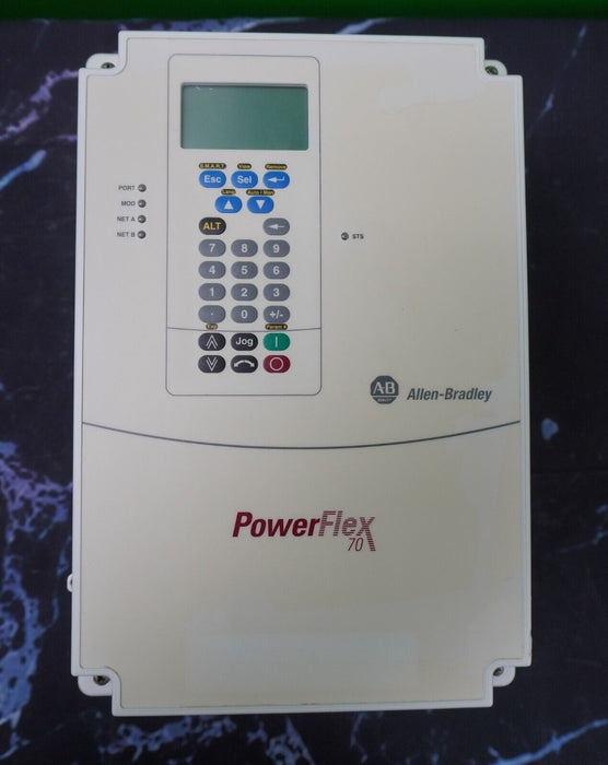 Low Hrs Allen-Bradley PowerFlex 70 5HP 20AB015C3AYNARNN 240VAC Tested FRN:2.005