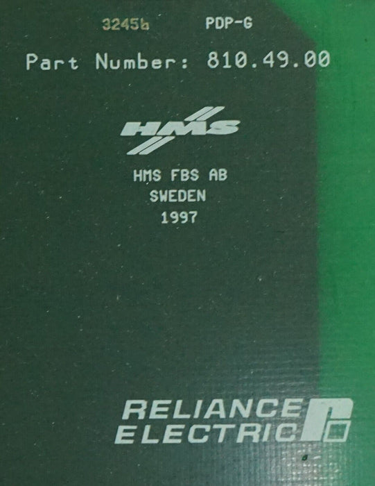 Reliance Electric 810.49.00 Interface Card Tested Good